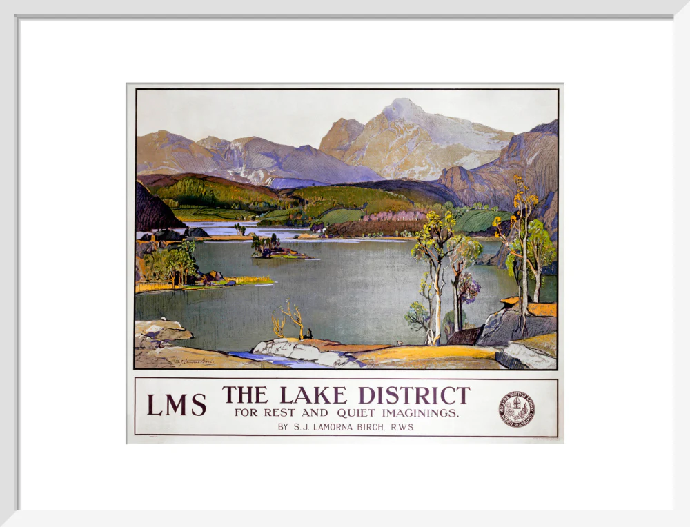 'The Lake District - for rest and quiet imaginings'. LMS poster, 1923-1947. - Image 14