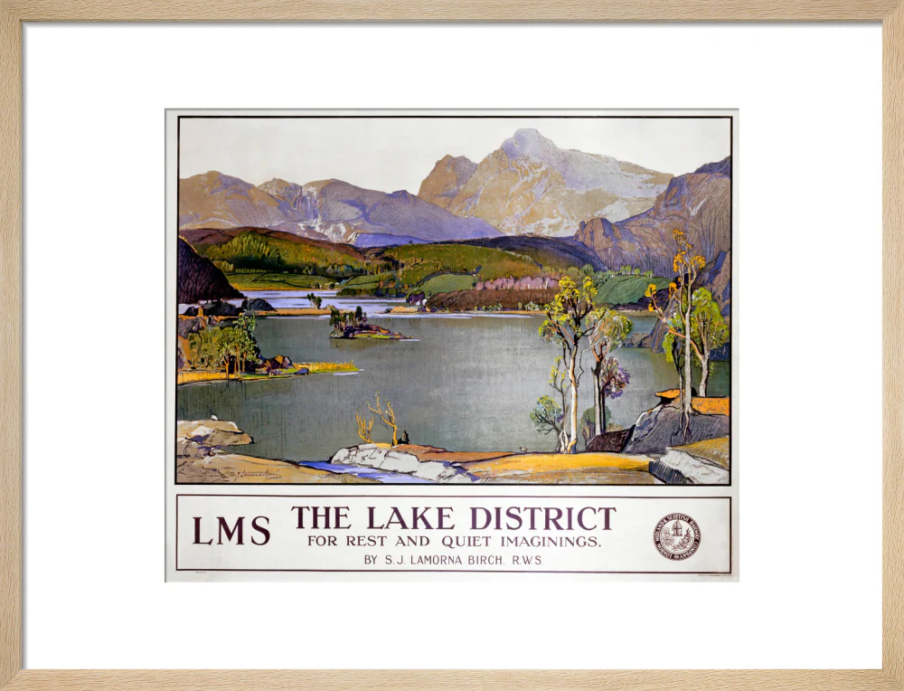 'The Lake District - for rest and quiet imaginings'. LMS poster, 1923-1947. - Image 16