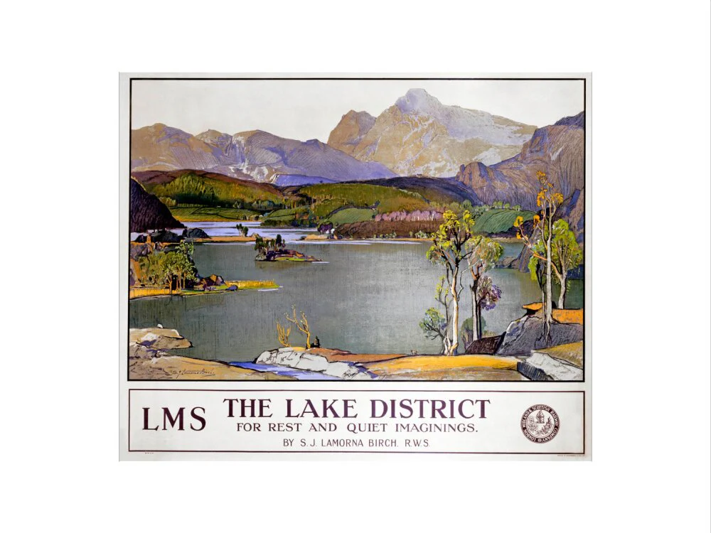 'The Lake District - for rest and quiet imaginings'. LMS poster, 1923-1947. - Image 17