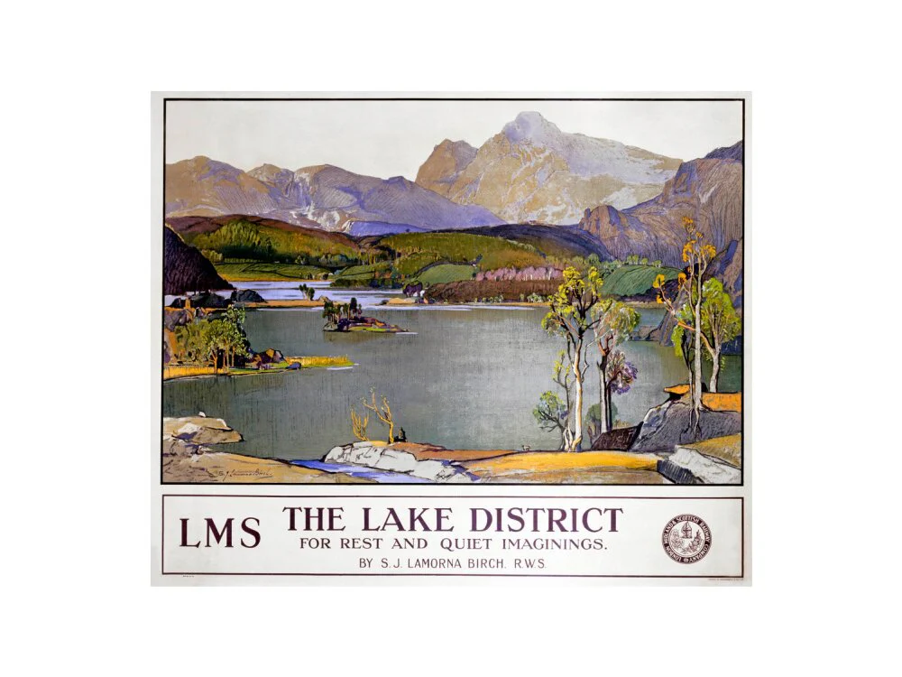 'The Lake District - for rest and quiet imaginings'. LMS poster, 1923-1947. - Image 22
