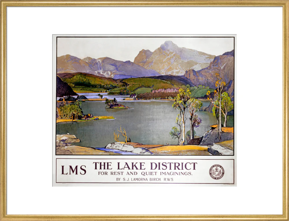 'The Lake District - for rest and quiet imaginings'. LMS poster, 1923-1947. - Image 25
