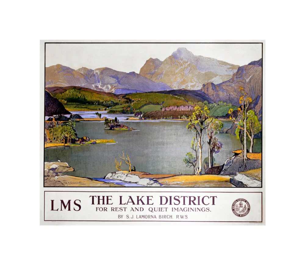 'The Lake District - for rest and quiet imaginings'. LMS poster, 1923-1947. - Image 27