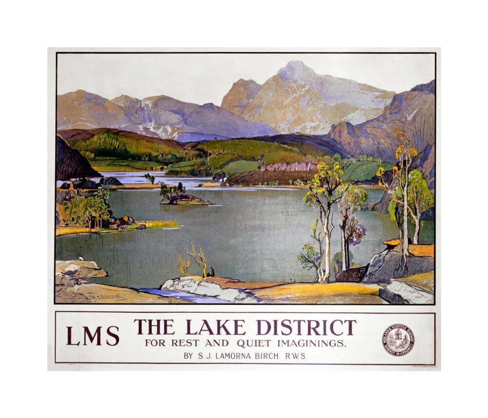 'The Lake District - for rest and quiet imaginings'. LMS poster, 1923-1947. - Image 28
