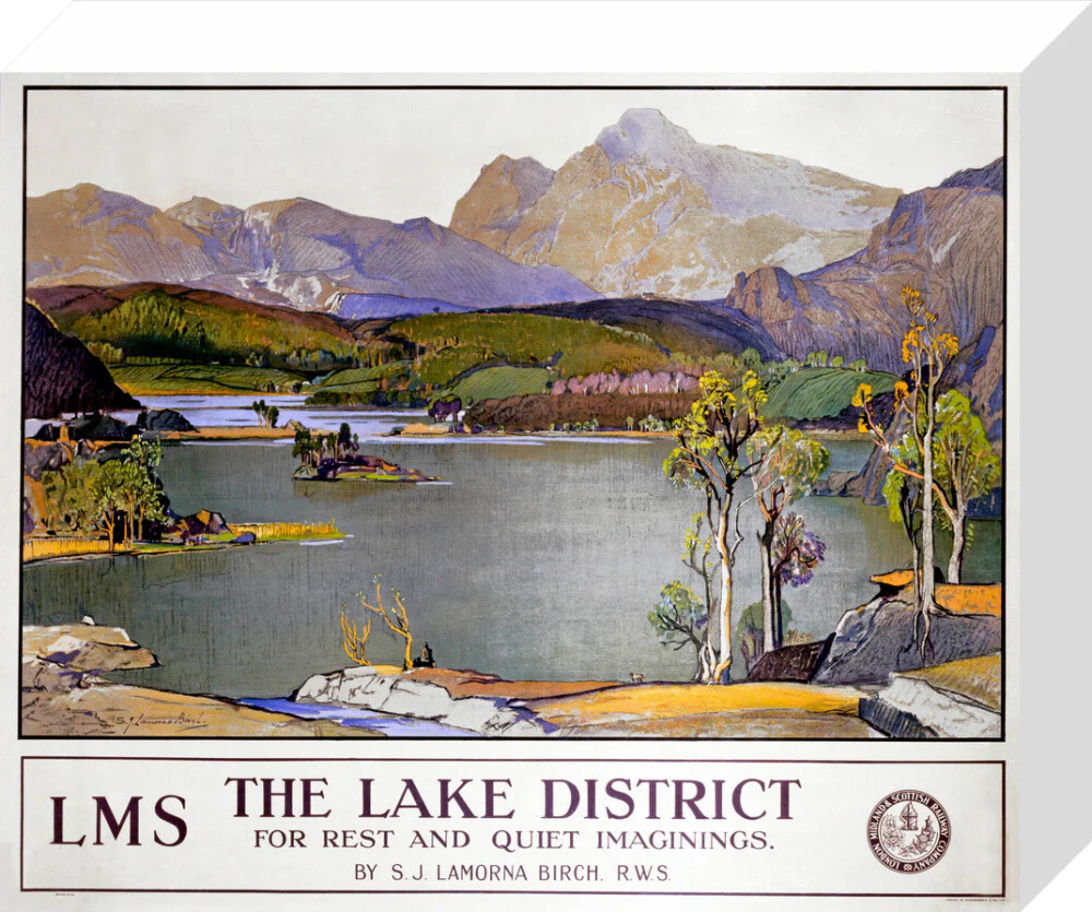 'The Lake District - for rest and quiet imaginings'. LMS poster, 1923-1947. - Image 31