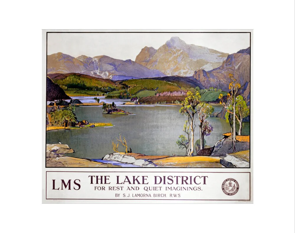 'The Lake District - for rest and quiet imaginings'. LMS poster, 1923-1947. - Image 35
