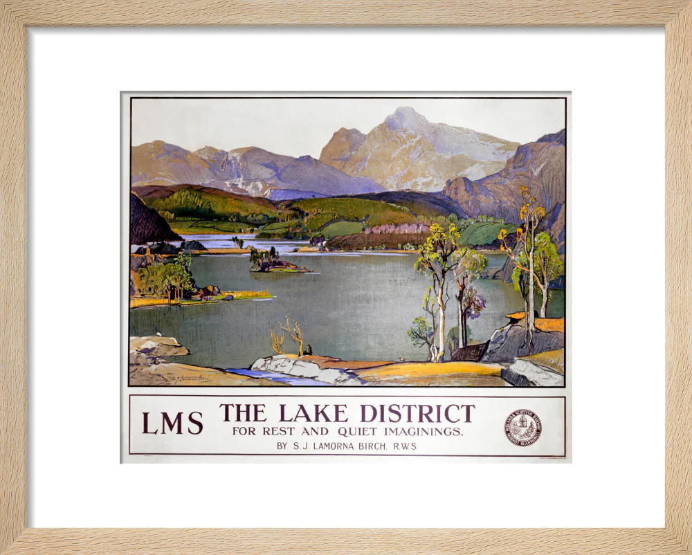 'The Lake District - for rest and quiet imaginings'. LMS poster, 1923-1947. - Image 39