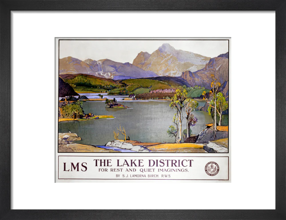 'The Lake District - for rest and quiet imaginings'. LMS poster, 1923-1947. - Image 41