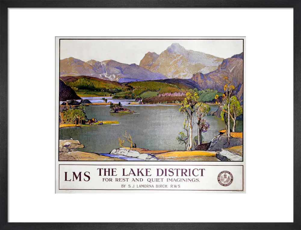'The Lake District - for rest and quiet imaginings'. LMS poster, 1923-1947. - Image 46