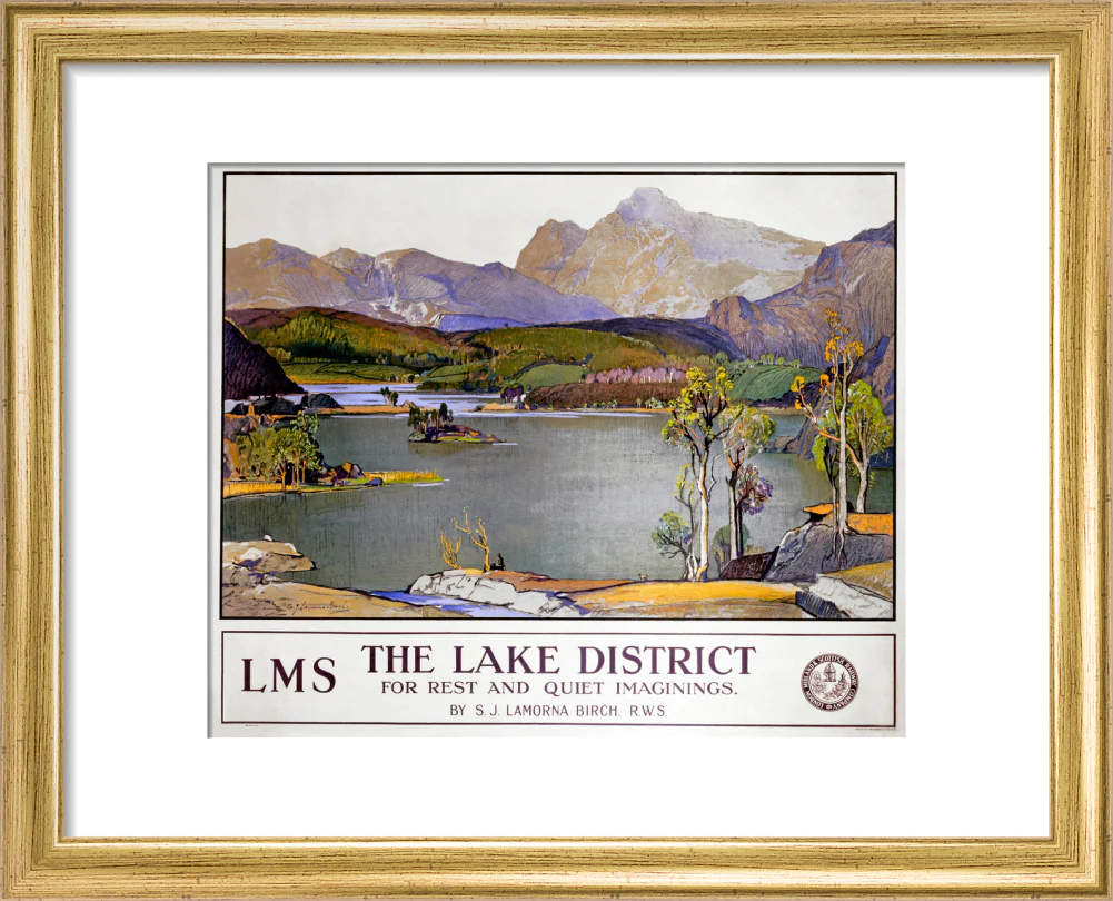'The Lake District - for rest and quiet imaginings'. LMS poster, 1923-1947. - Image 5