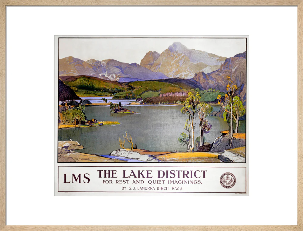 'The Lake District - for rest and quiet imaginings'. LMS poster, 1923-1947. - Image 54