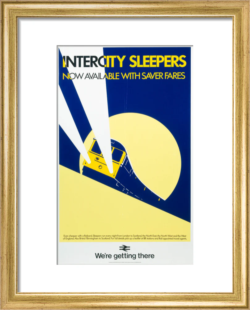 'Intercity Sleepers - Now Available with Saver Fares', BR(CAS) poster, 1986. - Image 5