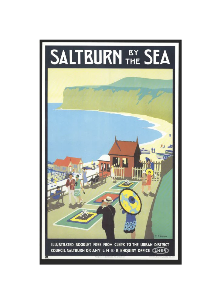 'Saltburn-by-the-Sea', LNER poster, 1923-1929. - Image 27