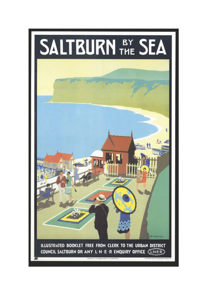 'Saltburn-by-the-Sea', LNER poster, 1923-1929. - Image 28