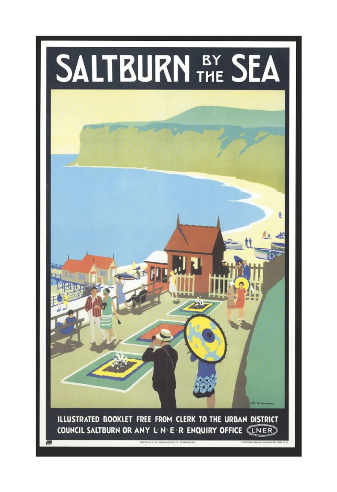 'Saltburn-by-the-Sea', LNER poster, 1923-1929. - Image 62
