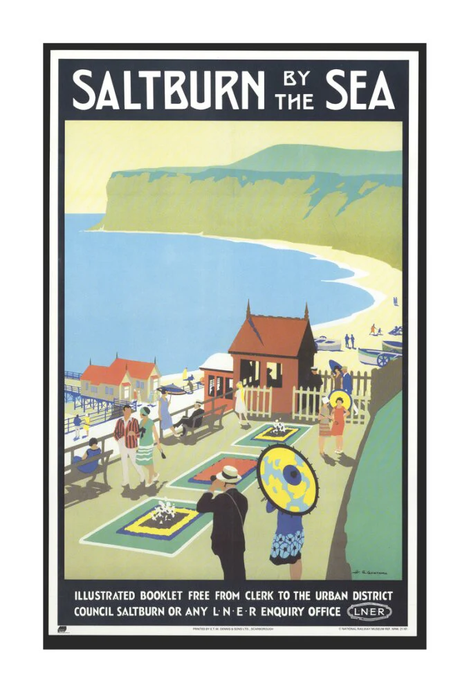 'Saltburn-by-the-Sea', LNER poster, 1923-1929. - Image 63