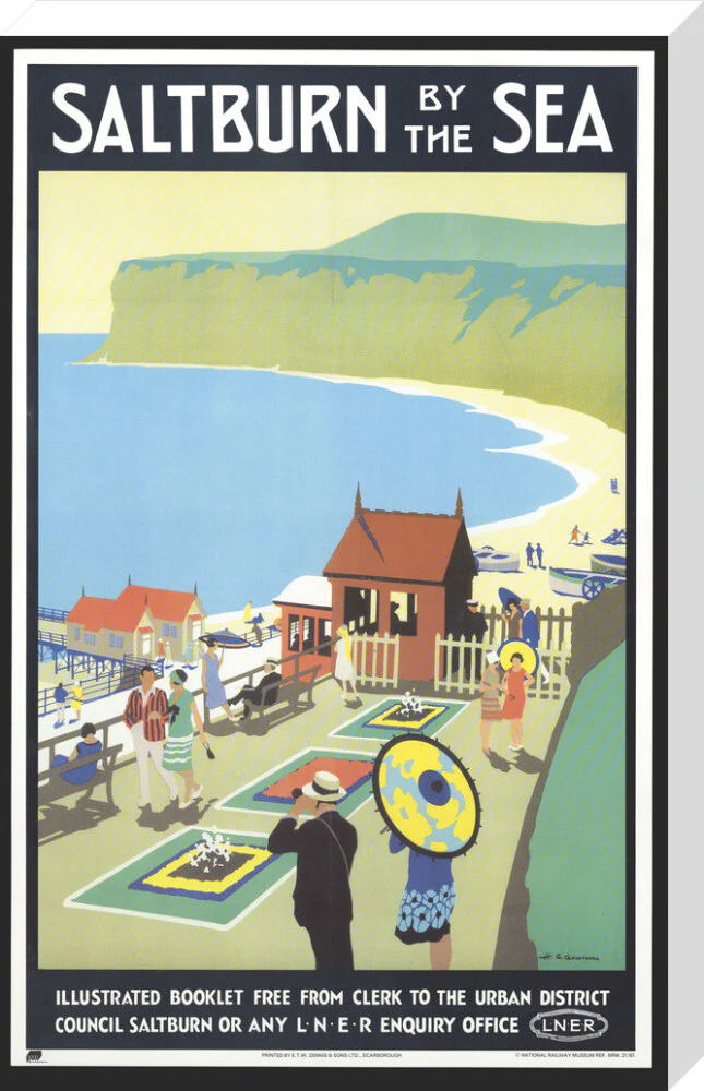 'Saltburn-by-the-Sea', LNER poster, 1923-1929. - Image 66