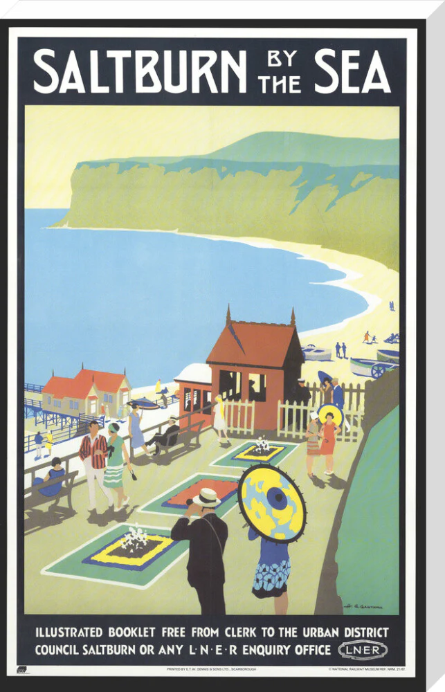 'Saltburn-by-the-Sea', LNER poster, 1923-1929. - Image 67