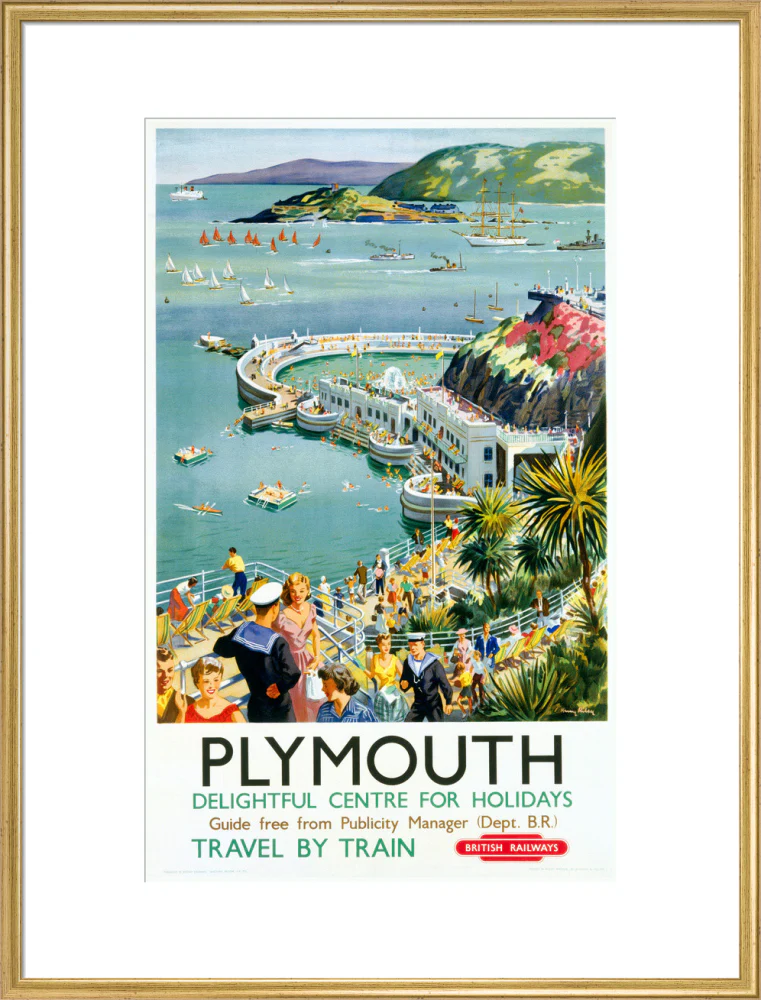 'Plymouth', BR (WR) poster, c 1950s. - Image 25