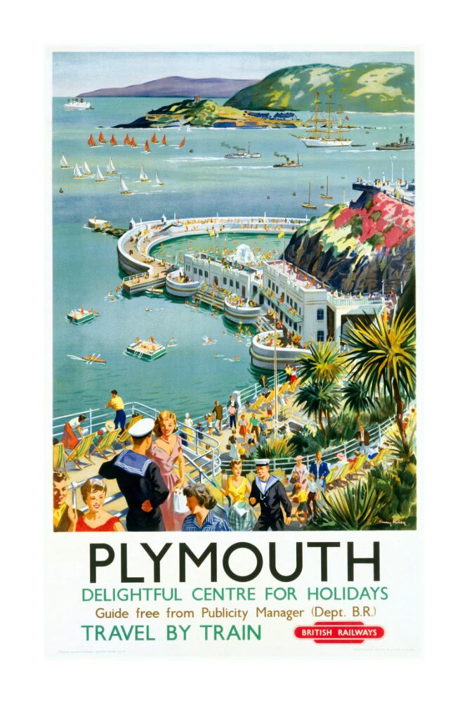 'Plymouth', BR (WR) poster, c 1950s. - Image 30
