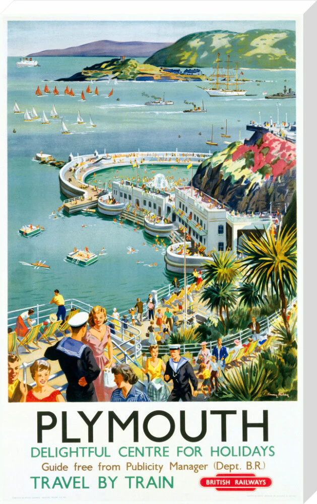 'Plymouth', BR (WR) poster, c 1950s. - Image 34