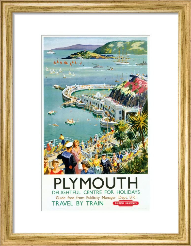 'Plymouth', BR (WR) poster, c 1950s. - Image 43