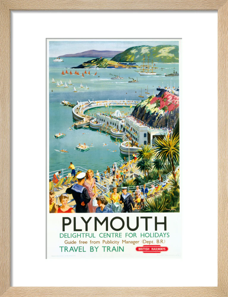 'Plymouth', BR (WR) poster, c 1950s. - Image 44