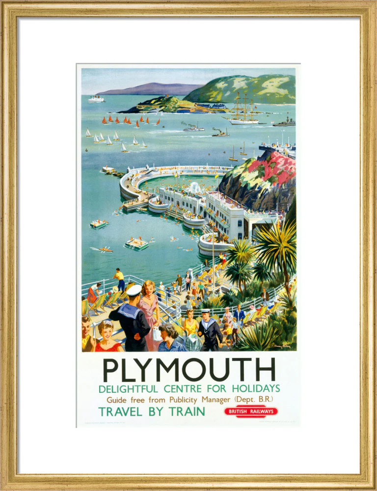 'Plymouth', BR (WR) poster, c 1950s. - Image 48
