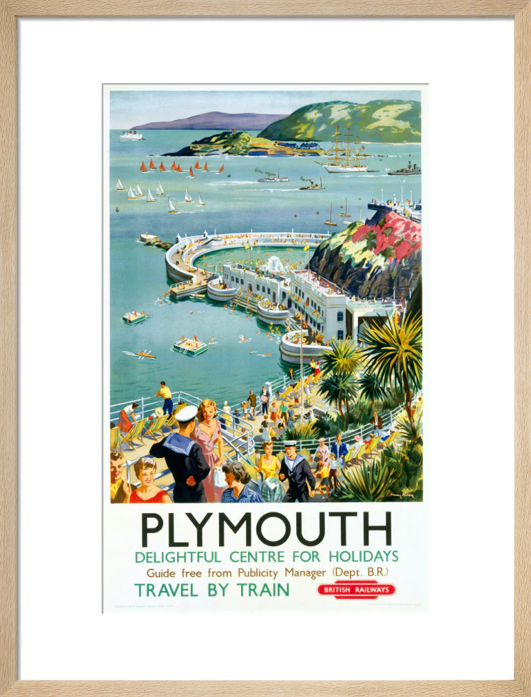 'Plymouth', BR (WR) poster, c 1950s. - Image 49