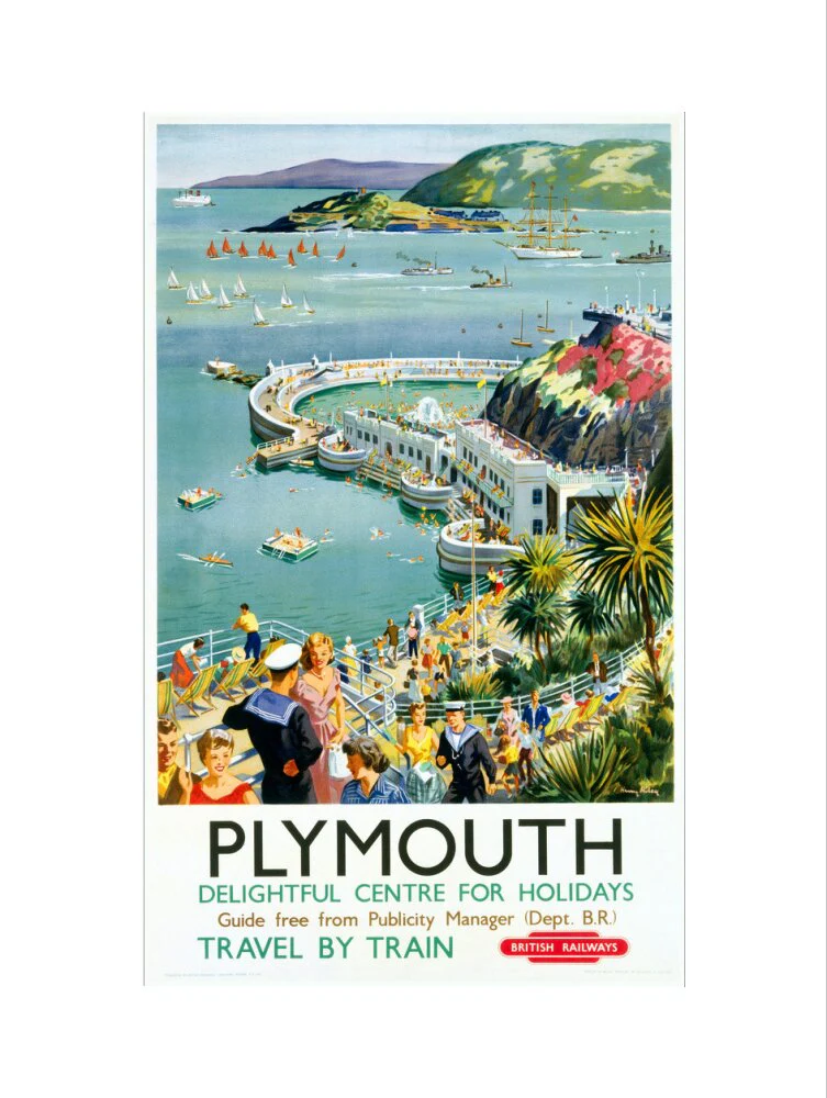 'Plymouth', BR (WR) poster, c 1950s. - Image 50