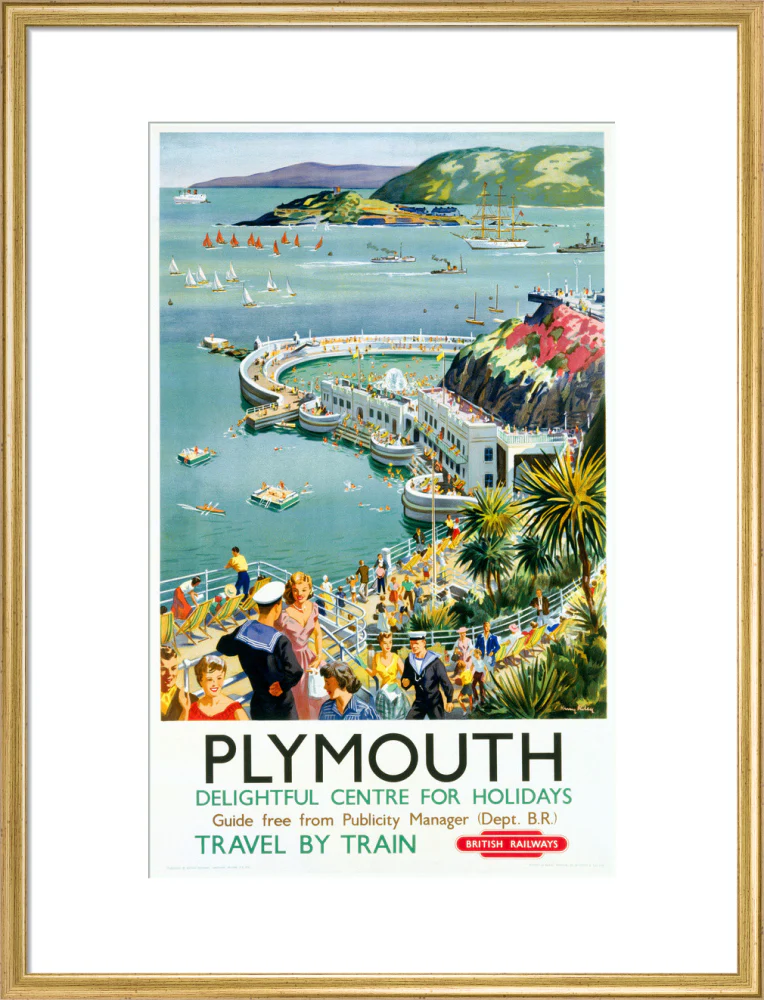 'Plymouth', BR (WR) poster, c 1950s. - Image 53