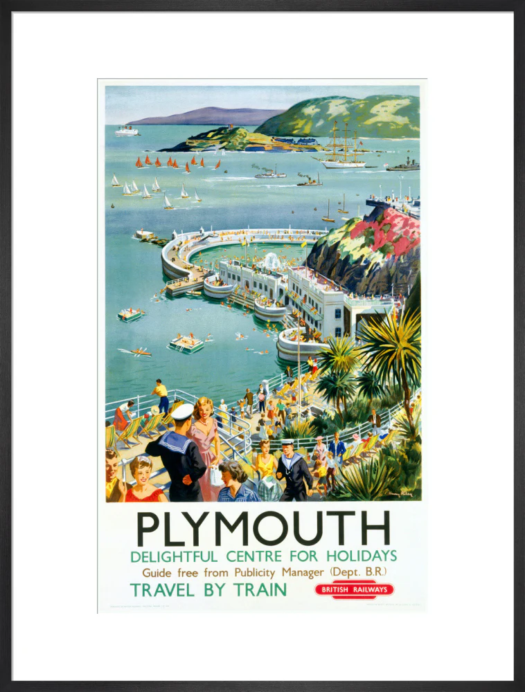 'Plymouth', BR (WR) poster, c 1950s. - Image 56