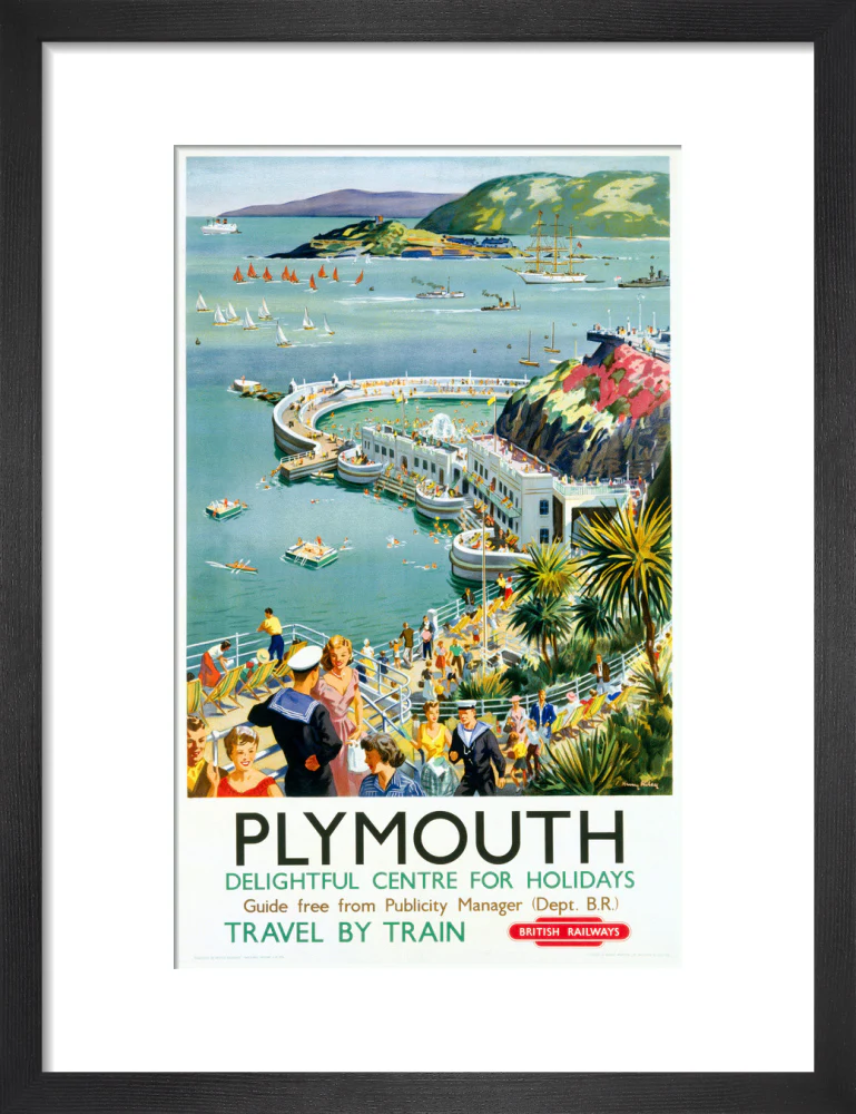 'Plymouth', BR (WR) poster, c 1950s. - Image 8