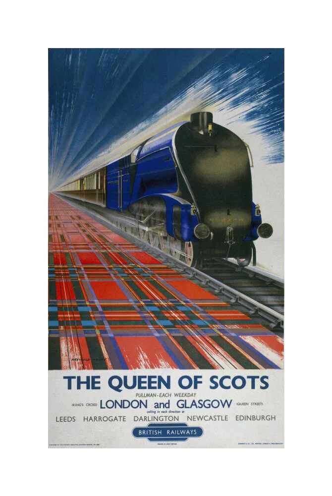 'The Queen of Scots', BR poster,1950s. - Image 28
