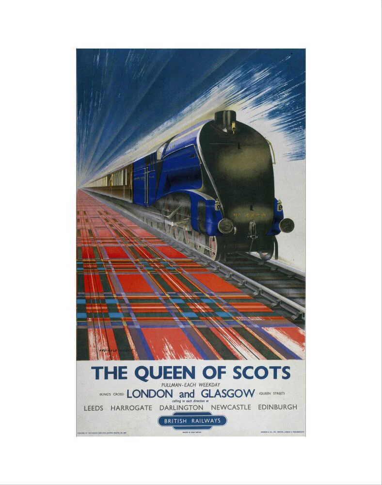 'The Queen of Scots', BR poster,1950s. - Image 35