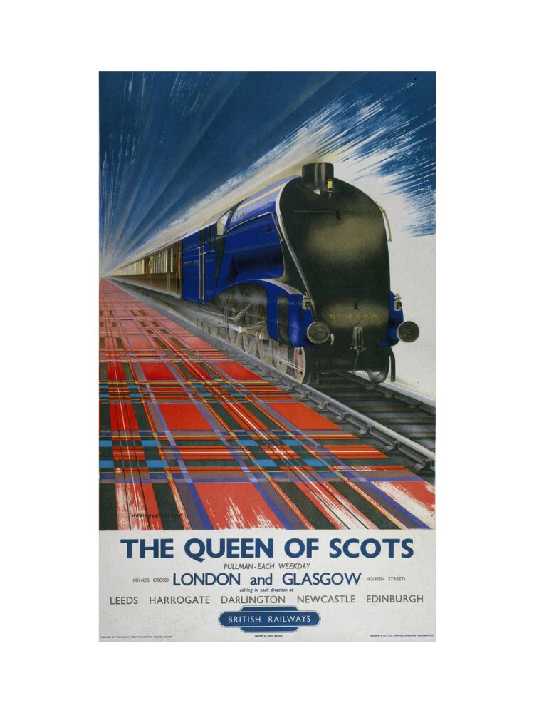 'The Queen of Scots', BR poster,1950s. - Image 40