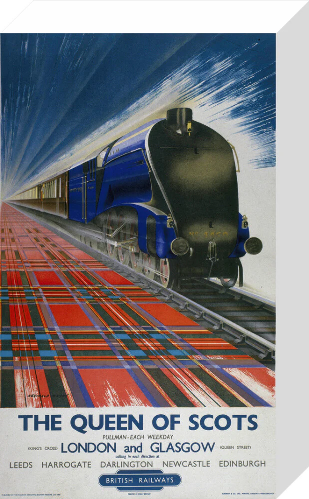 'The Queen of Scots', BR poster,1950s. - Image 64