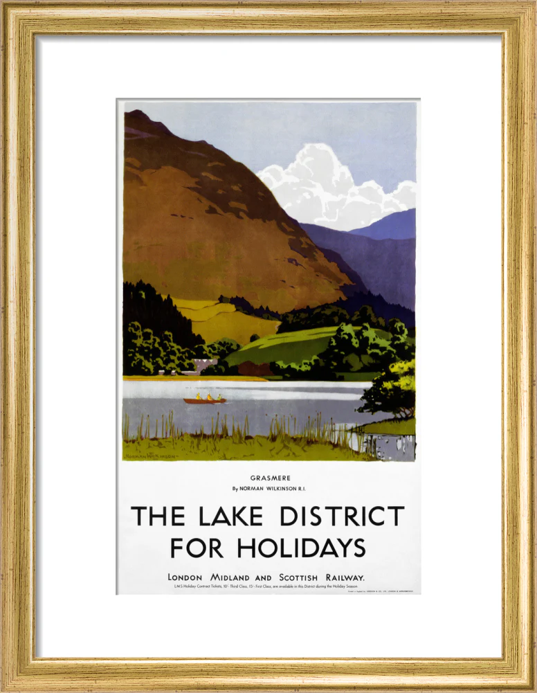 'The Lake District for Holidays', LMSR poster, 1930s. - Image 10