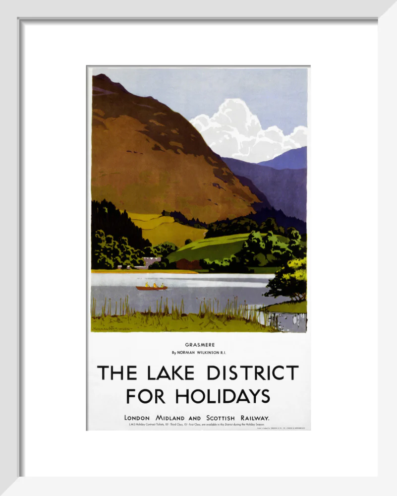 'The Lake District for Holidays', LMSR poster, 1930s. - Image 4