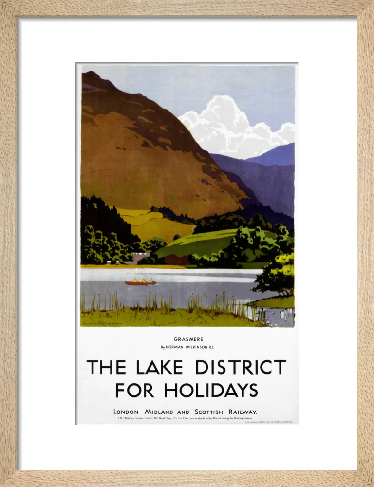 'The Lake District for Holidays', LMSR poster, 1930s. - Image 44