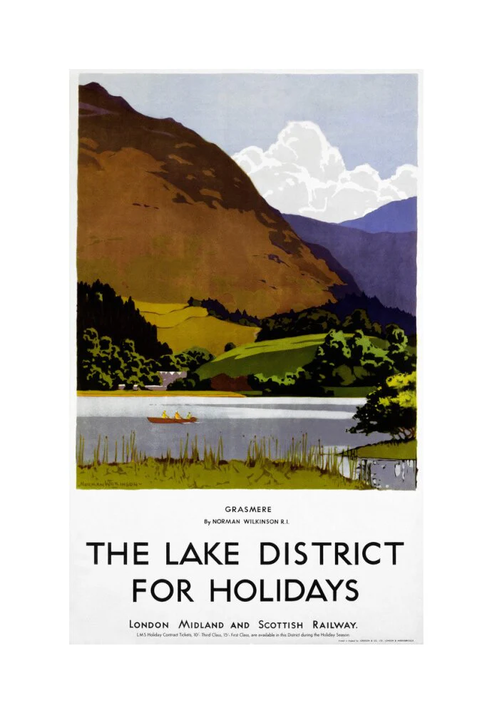 'The Lake District for Holidays', LMSR poster, 1930s. - Image 61