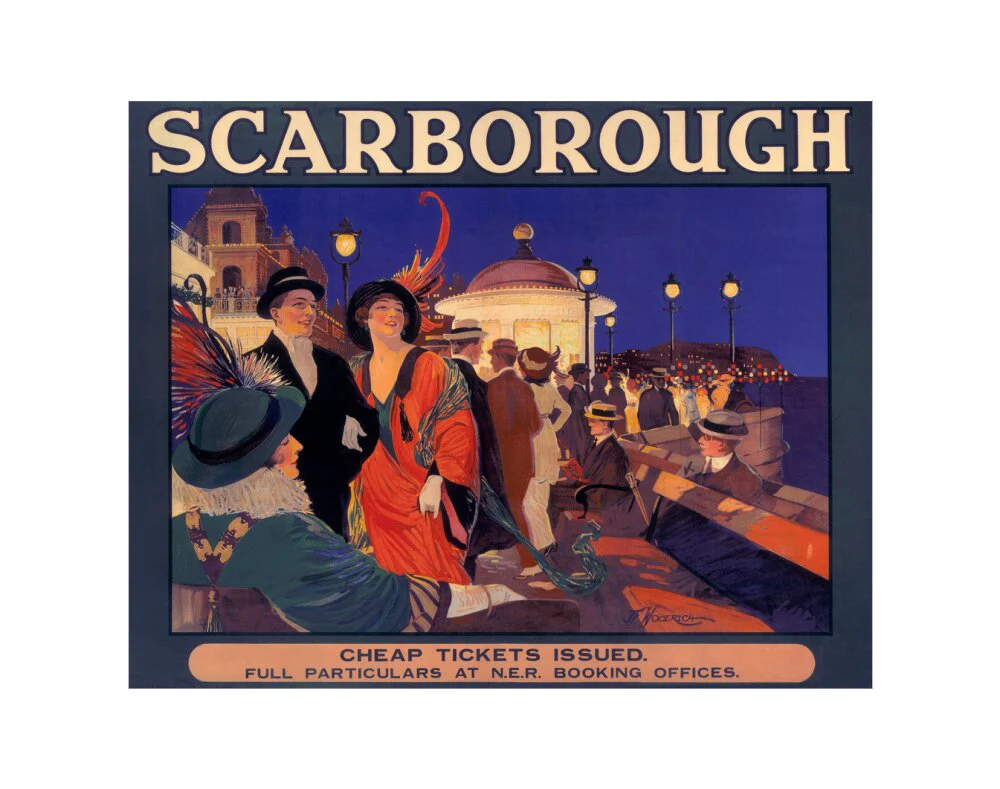 'Scarborough', NER poster, c 1910. - Image 2