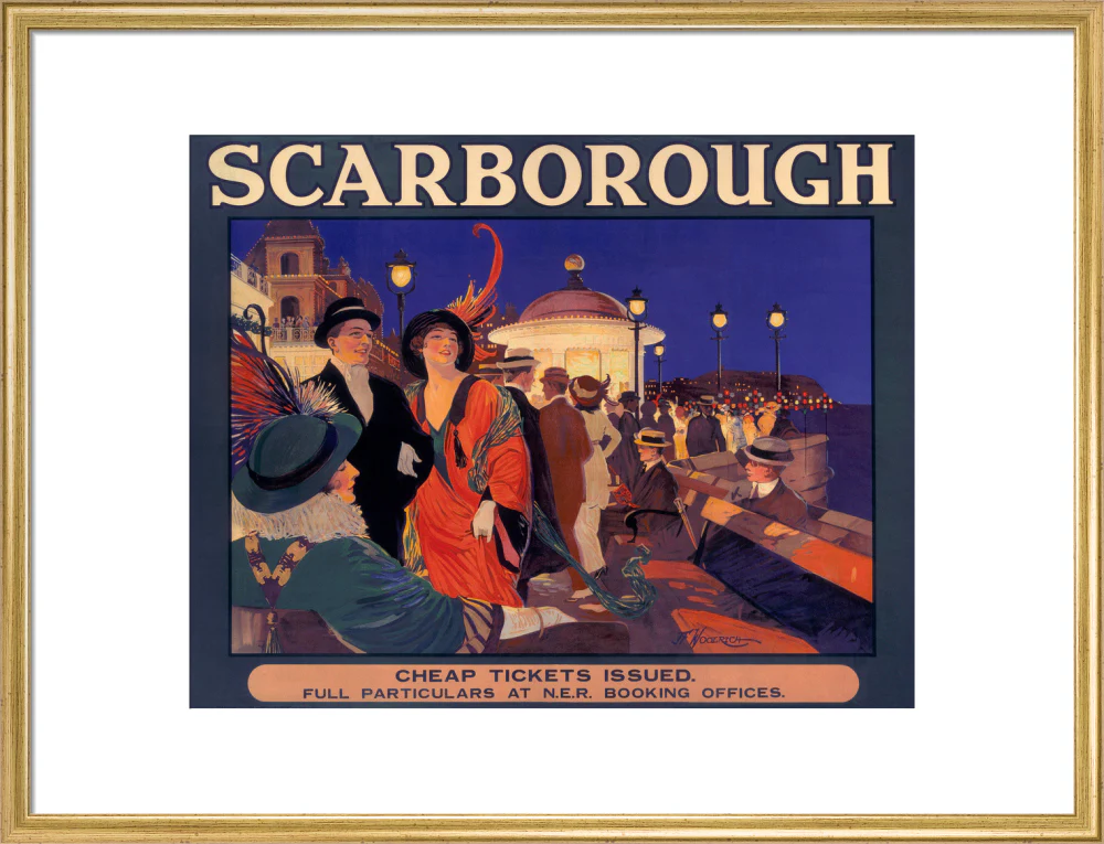 'Scarborough', NER poster, c 1910. - Image 53