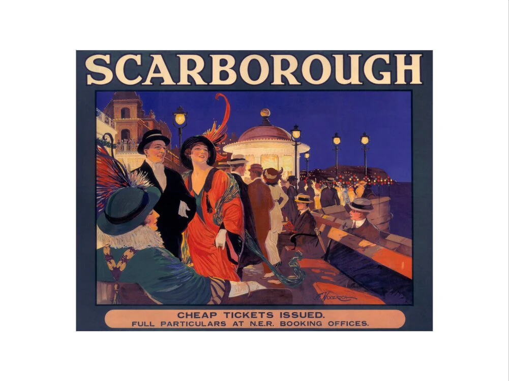 'Scarborough', NER poster, c 1910. - Image 55