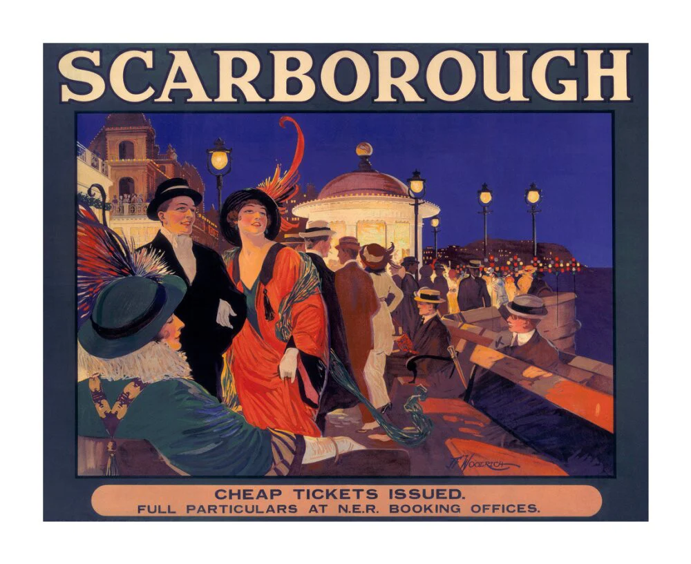 'Scarborough', NER poster, c 1910. - Image 63