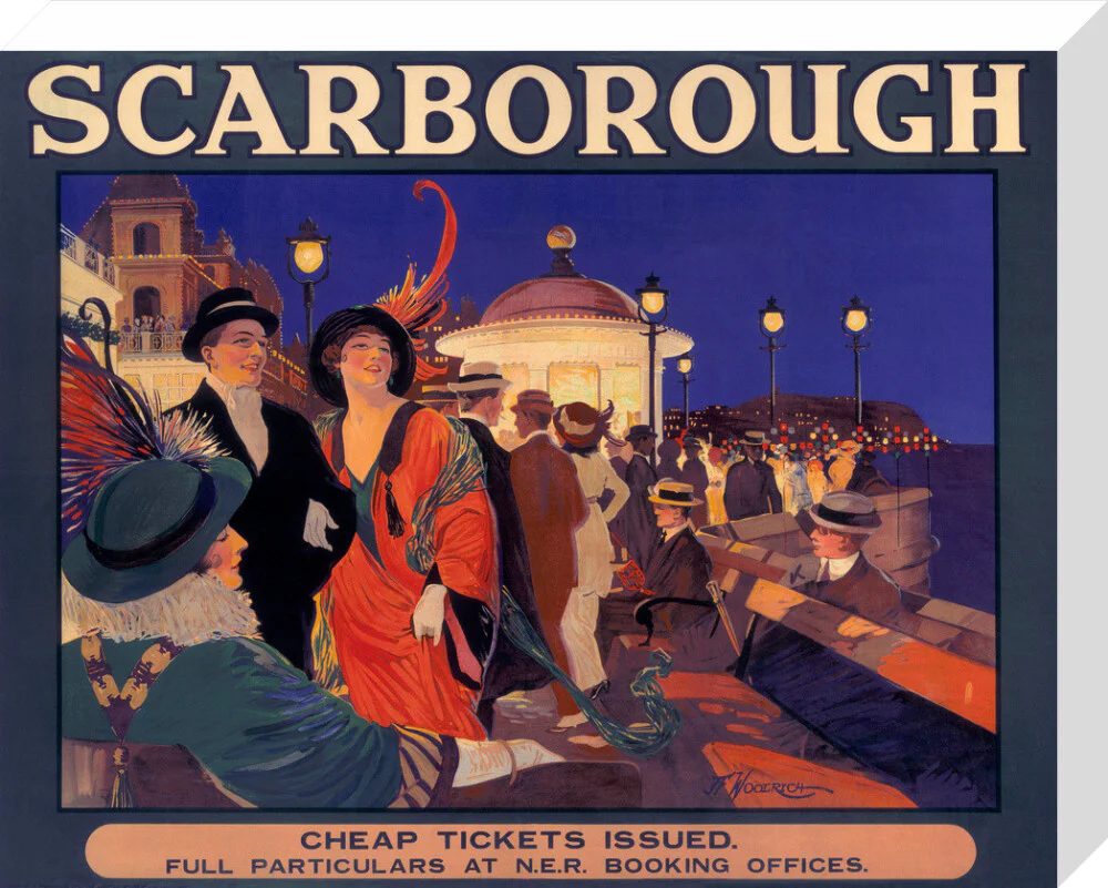 'Scarborough', NER poster, c 1910. - Image 65