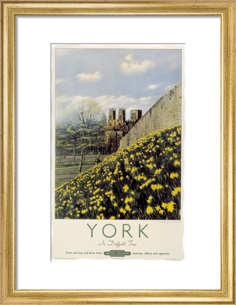 'York in Daffodil Time', BR poster, 1950. - Image 10