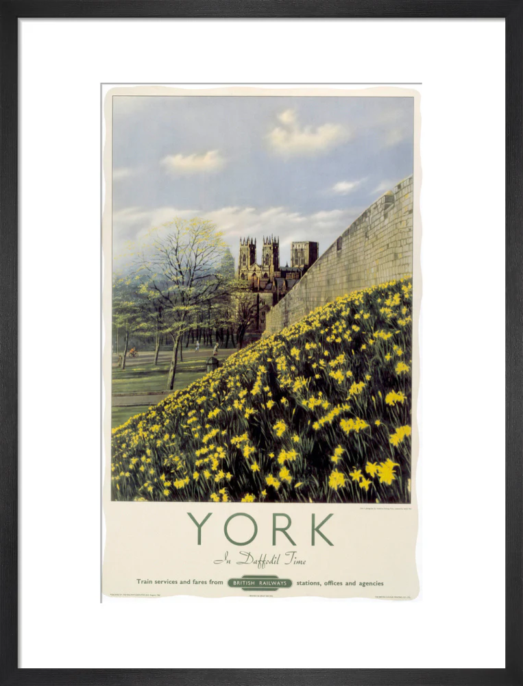 'York in Daffodil Time', BR poster, 1950. - Image 13