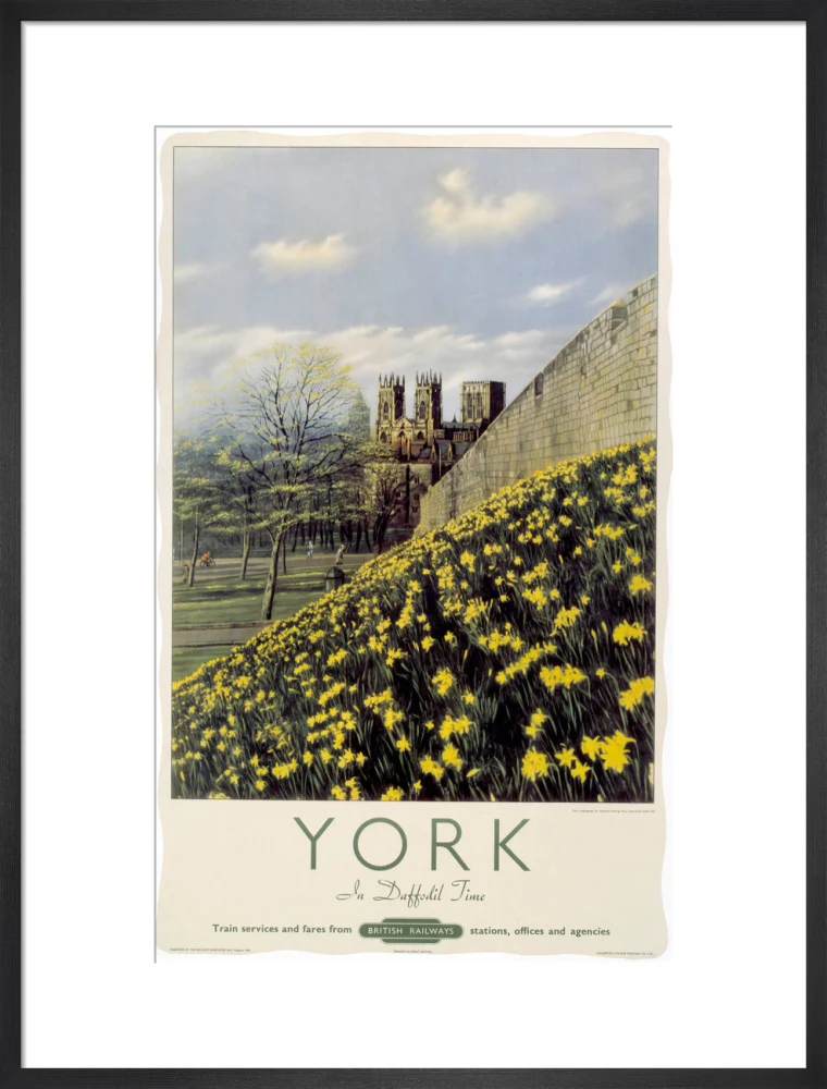 'York in Daffodil Time', BR poster, 1950. - Image 18