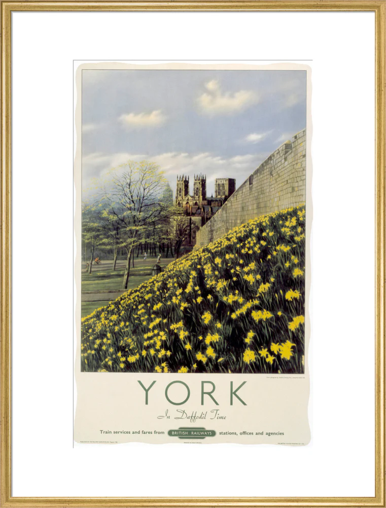 'York in Daffodil Time', BR poster, 1950. - Image 25