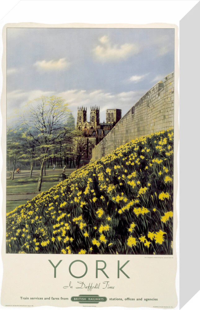 'York in Daffodil Time', BR poster, 1950. - Image 31